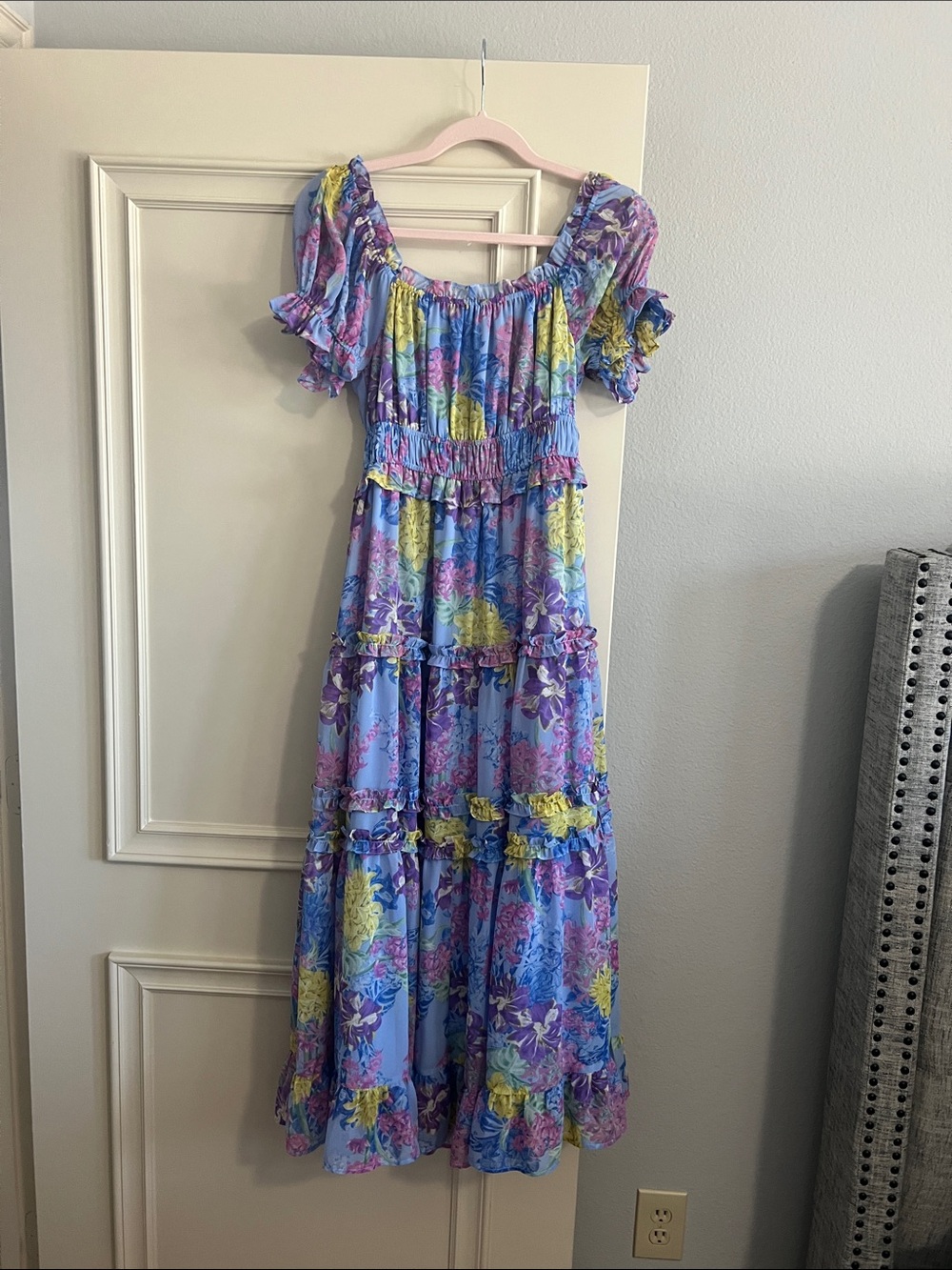 Floral full-length dress